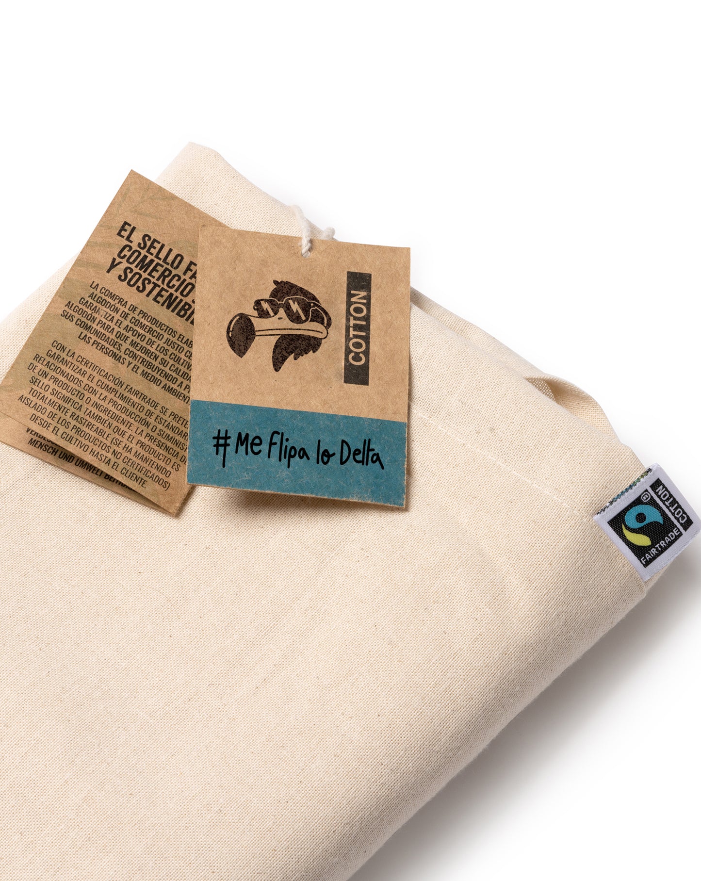 Delantal de Algodón Orgánico Flamenco Cocinando Paella