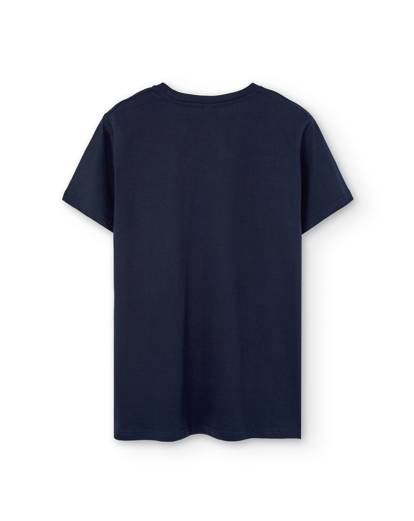 Camiseta de manga corta unisex en azul marino y estampado rana tanga