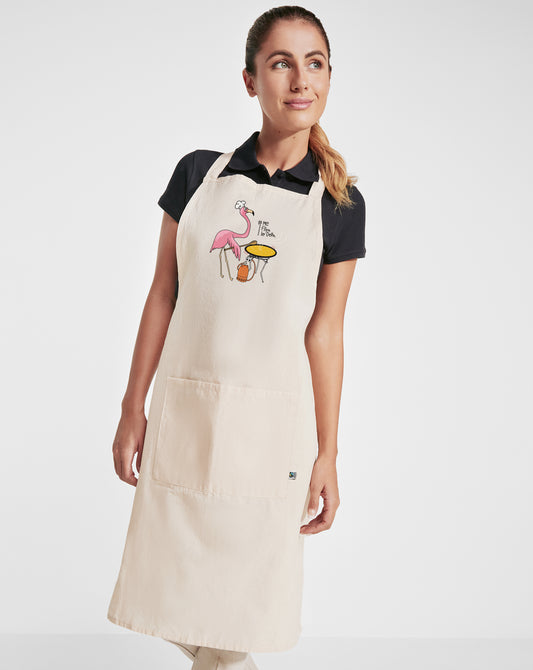 Organic Cotton Apron Flamenco Cooking Paella