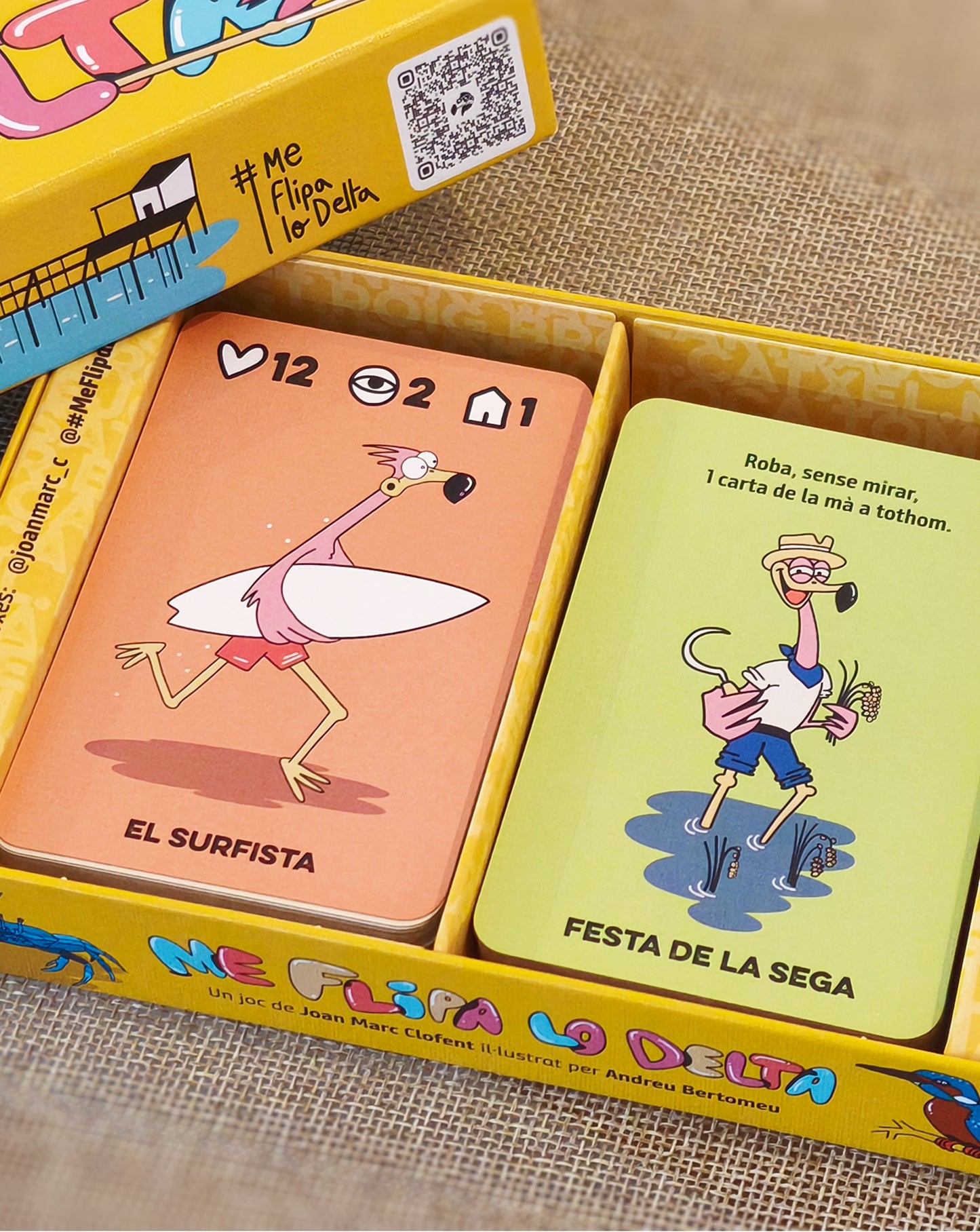 Me Flipa Lo Delta — Juego de cartas del Delta del Ebro